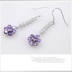925純銀耳環-紫荊花蕊