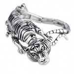 [預購商品] 316L鈦鋼創意特色個性老虎動物手鏈 -個性 時尚